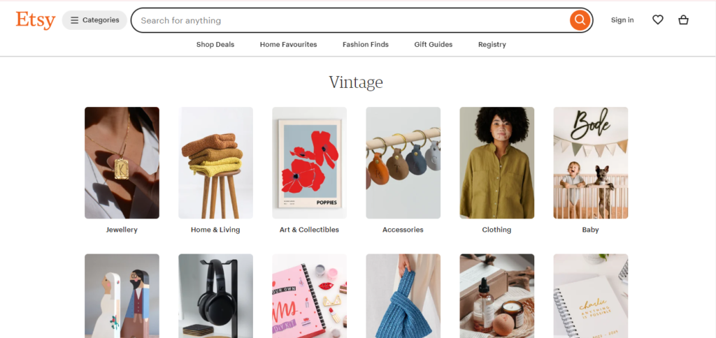 How to Sell Vintage Items on Etsy