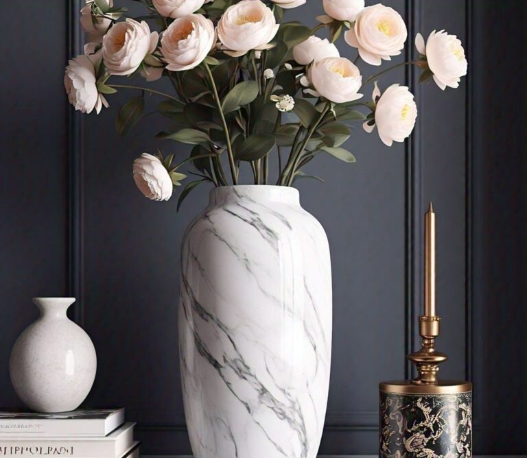 marble vase