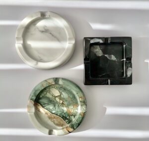 custom handmade marble ashtrays