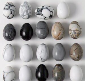 Custom handmade marble eggs