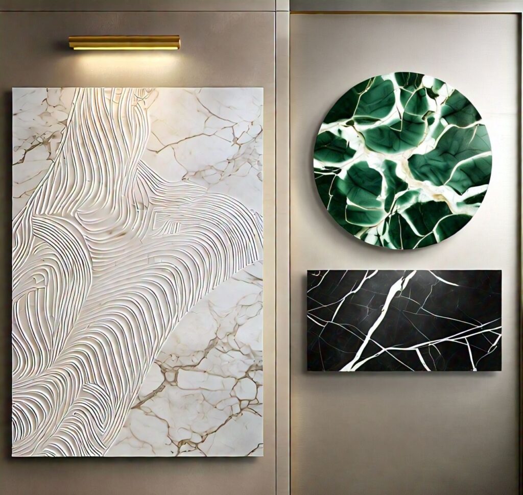 Custom handmade Marble Artworks and wall art