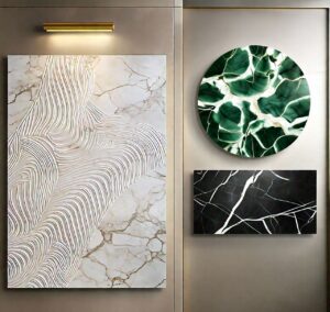 Custom handmade Marble Artworks and wall art