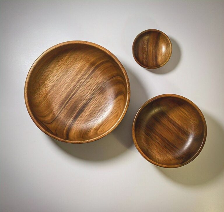 Custom handmade wooden bowls
