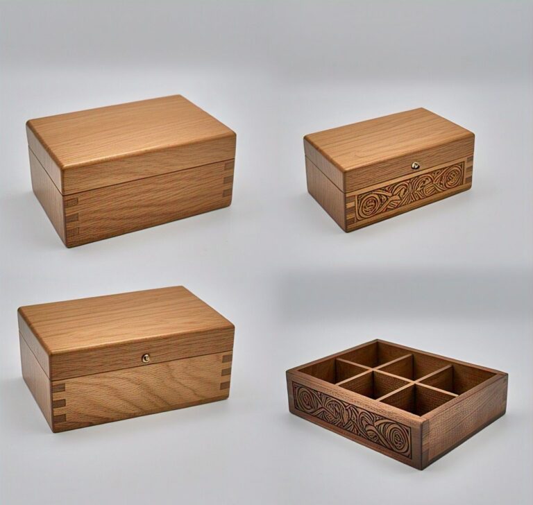 Custom handmade small wooden boxes