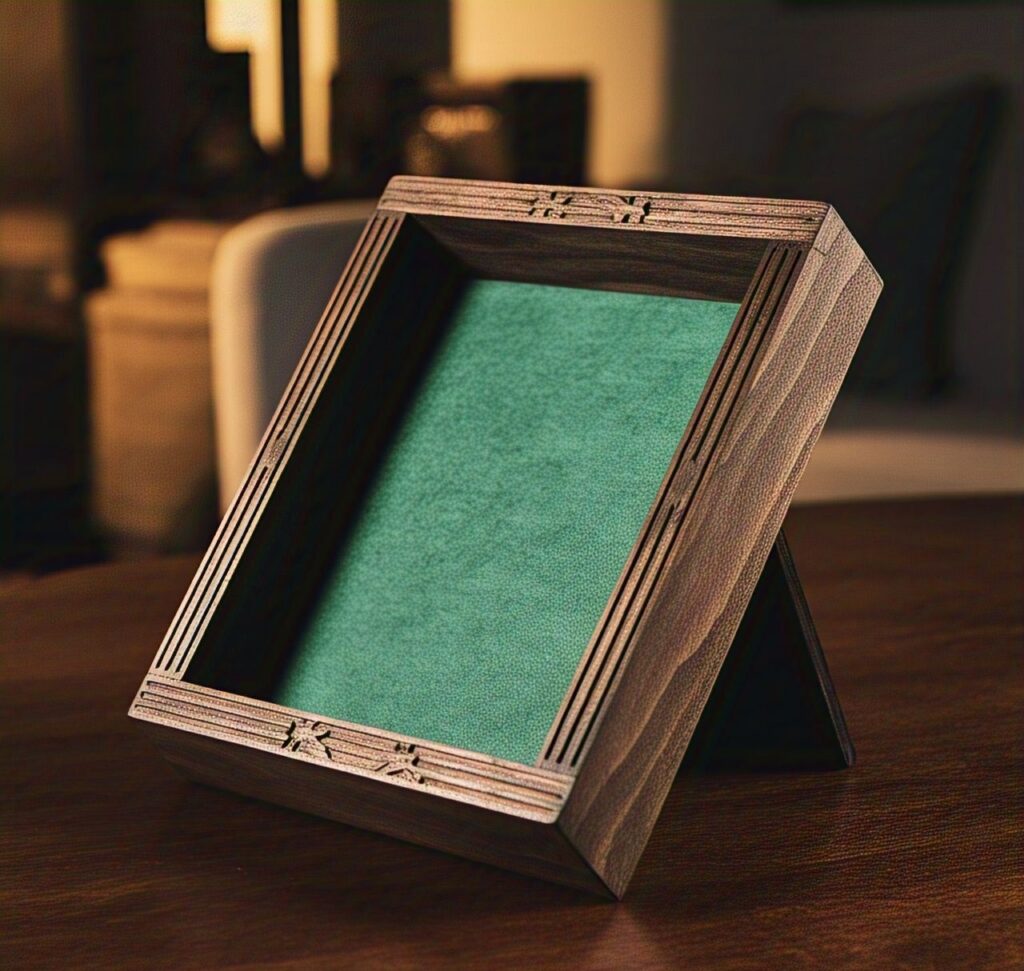 Custom handmade wooden dice trays
