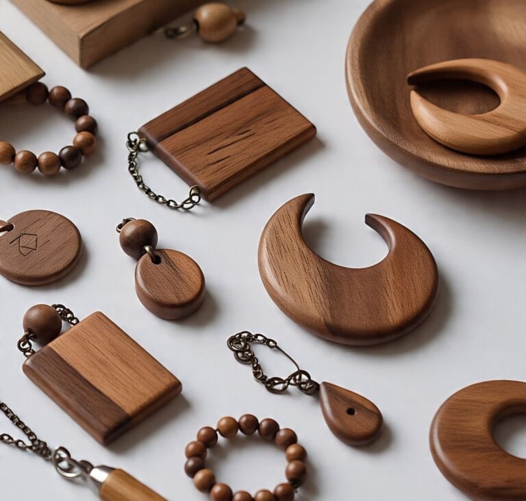 Custom handmade wood jewelry wholesale