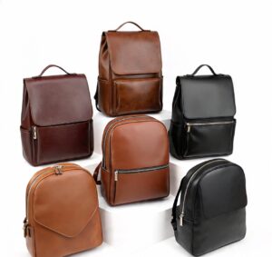 Custom handmade leather backpacks