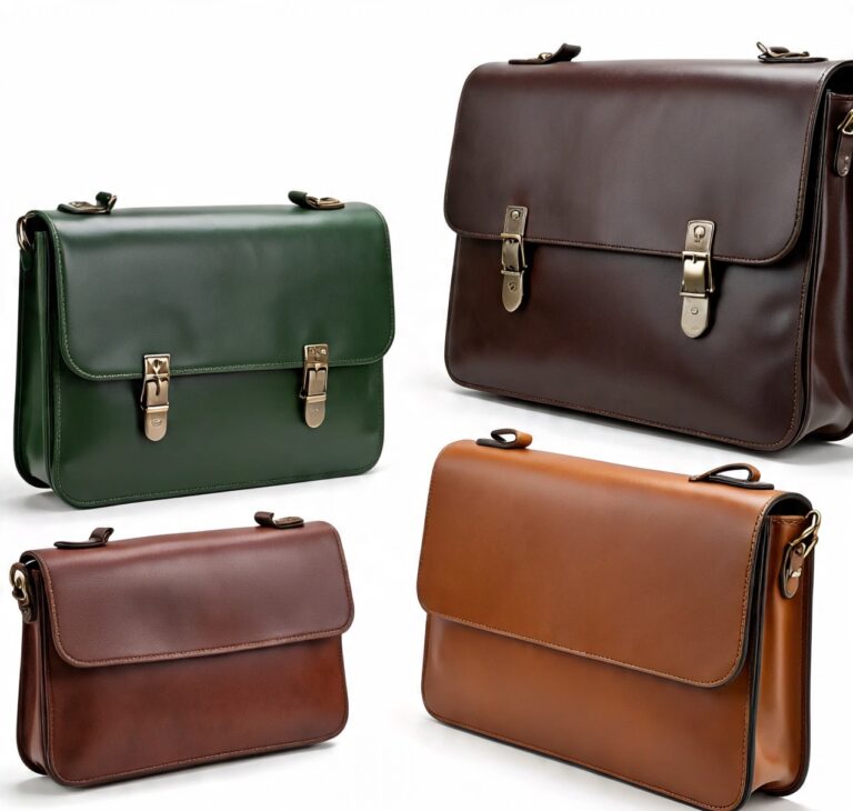 Custom handmade leather briefcases