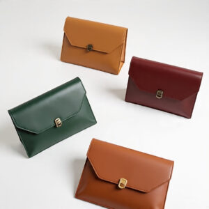 custom handmade leather Envelope Bags