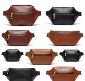 Custom handmade leather fanny packs