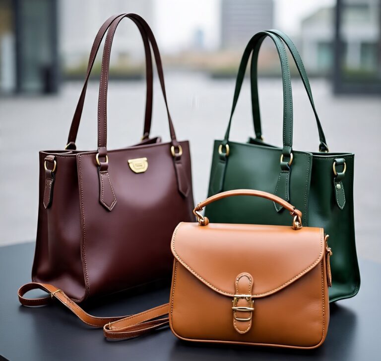 Custom handmade leather handbags