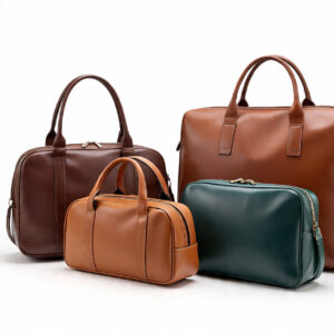 Custom handmade leather overnight bags