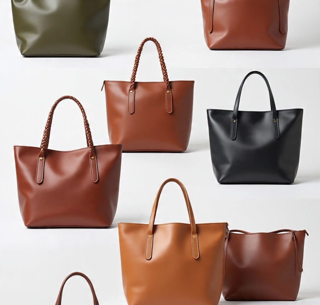 Custom handmade leather totes bags