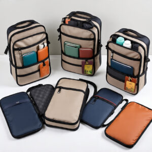 custom handmade leather Travel Organizer Bags