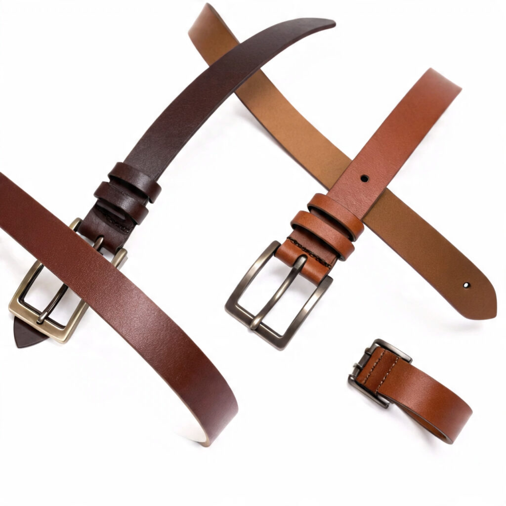 Custom handmade leather belts