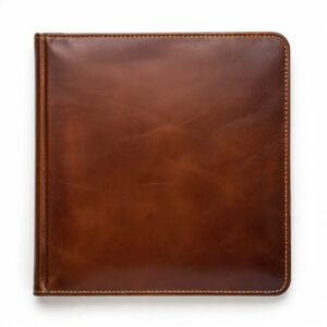 Custom handmade leather binders