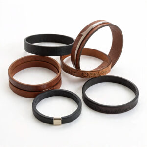 Custom handmade leather bracelets