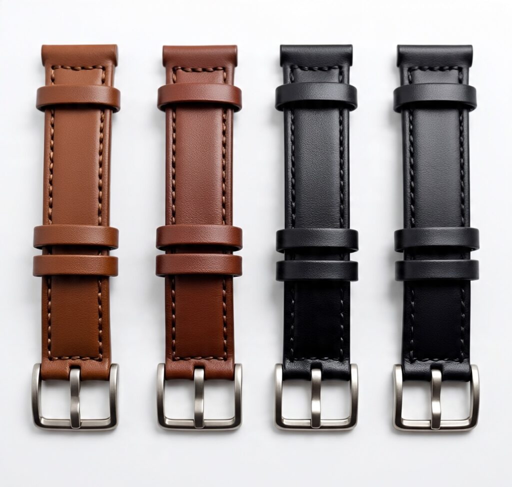 Custom handmade leather watch straps