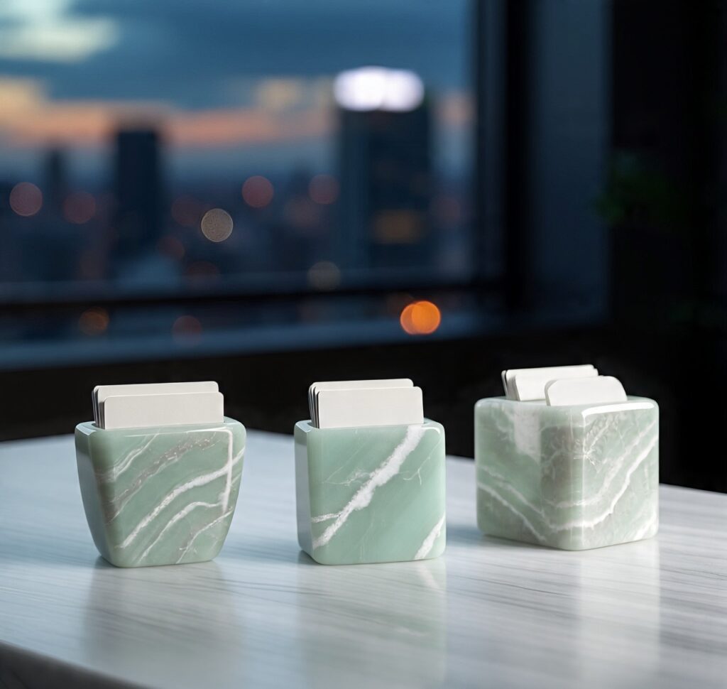 Custom onyx card holders