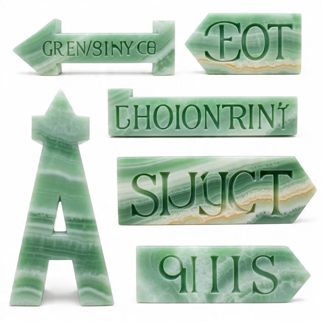 Custom onyx name signs