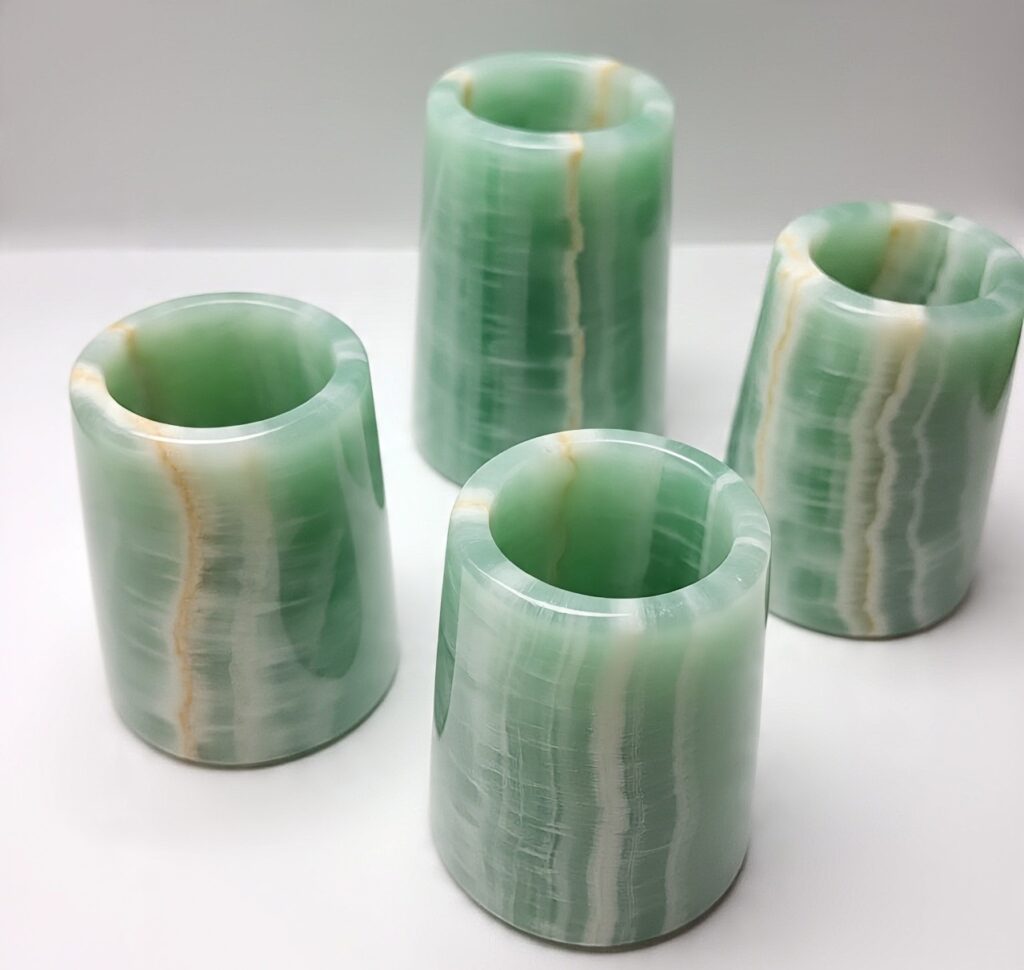 Custom onyx pencil holders