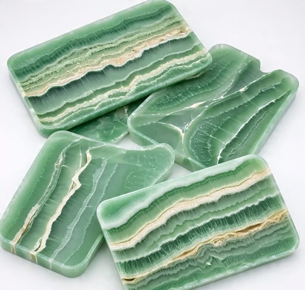 Custom onyx serving trays