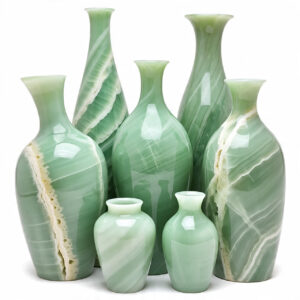Custom onyx vases