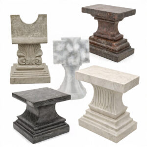 Custom stone book stands